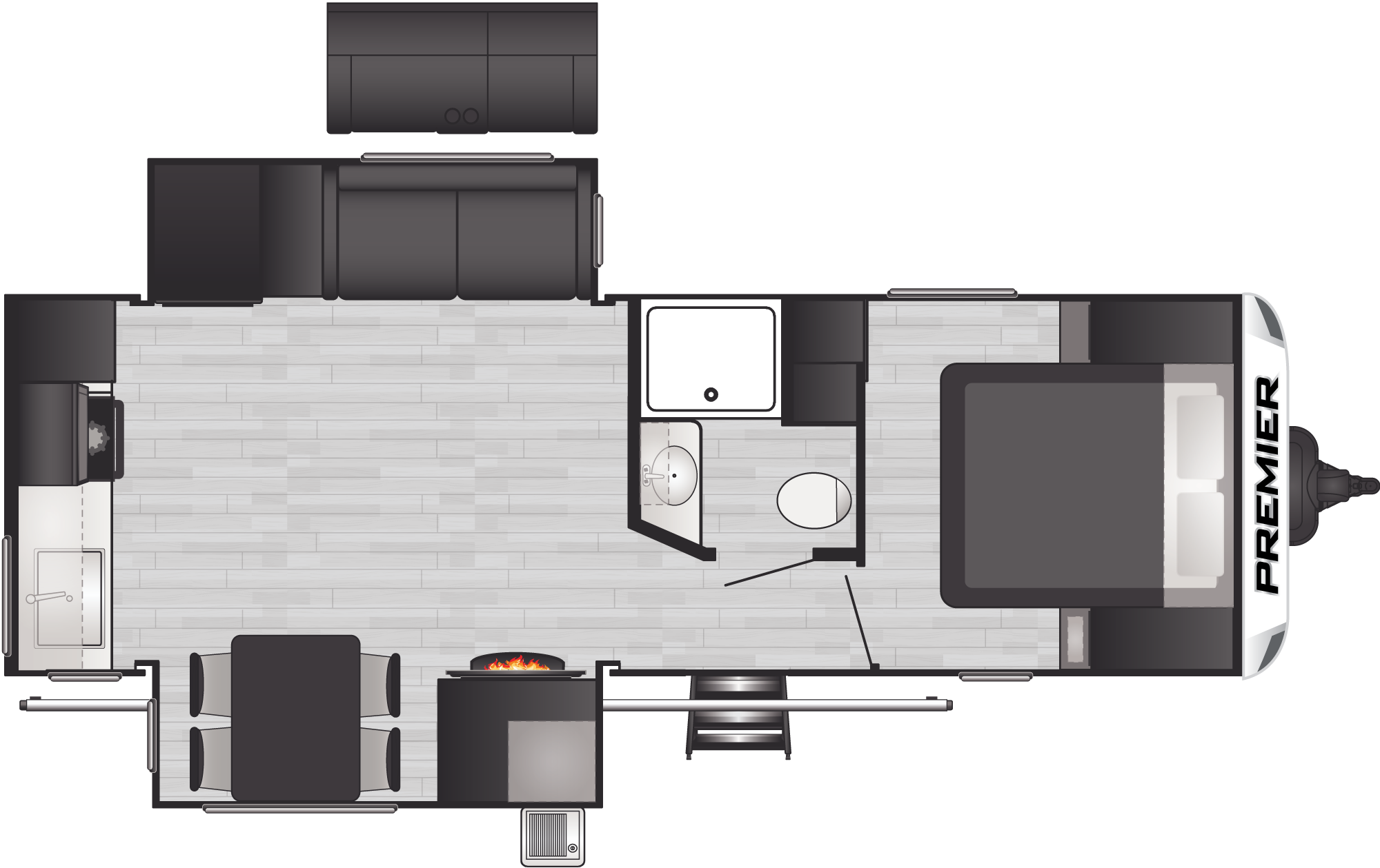 Premier 25RKPR floorplan