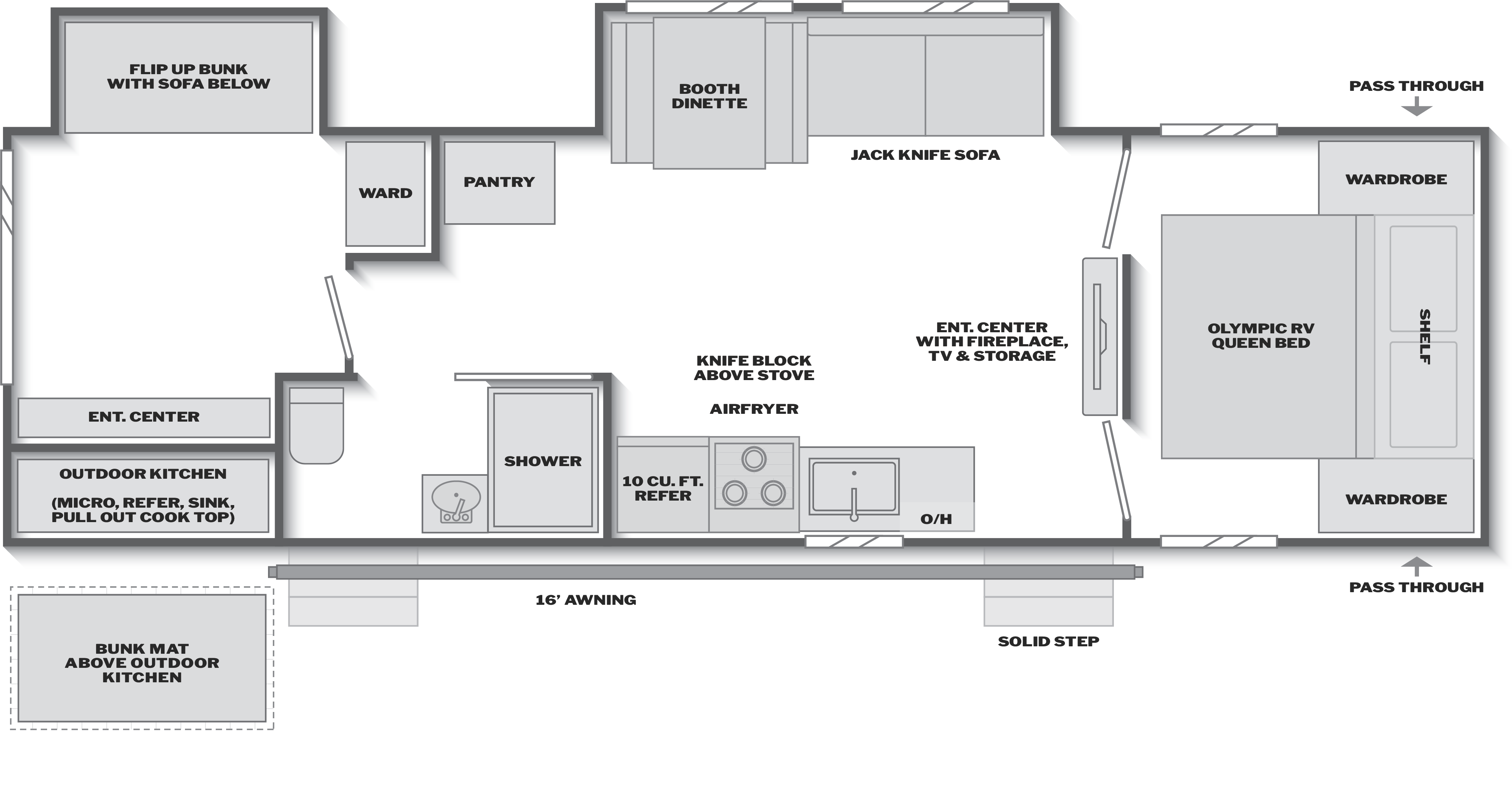 Springdale 3000BRS floorplan