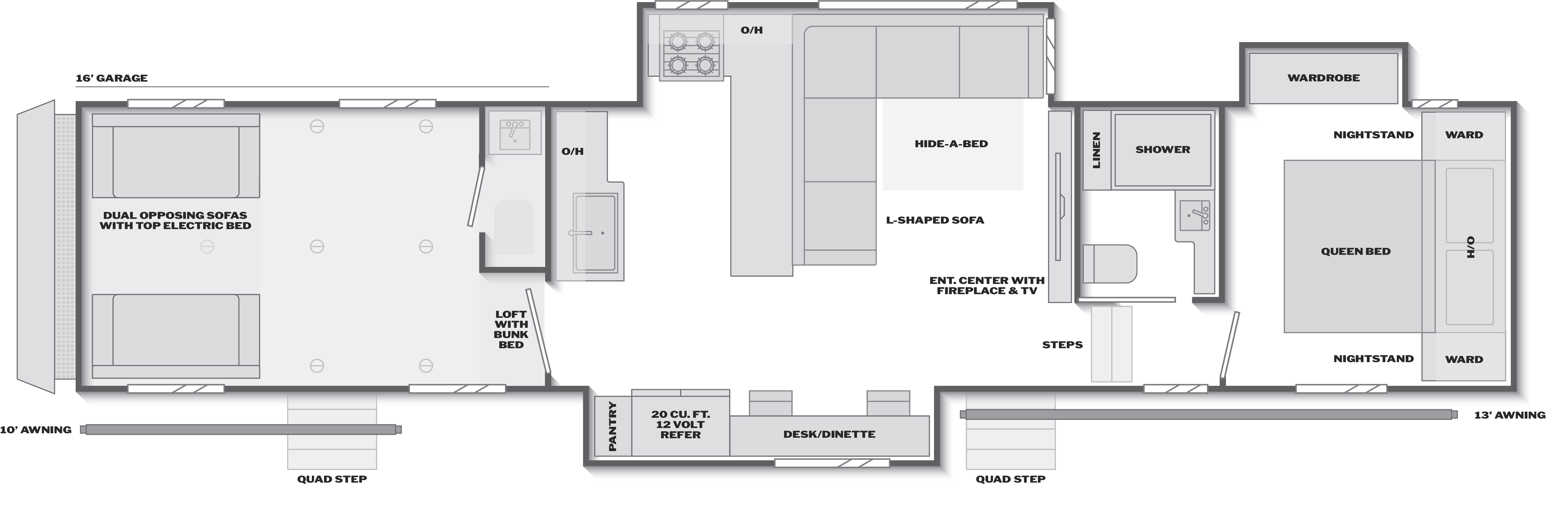 Impact 422 floorplan